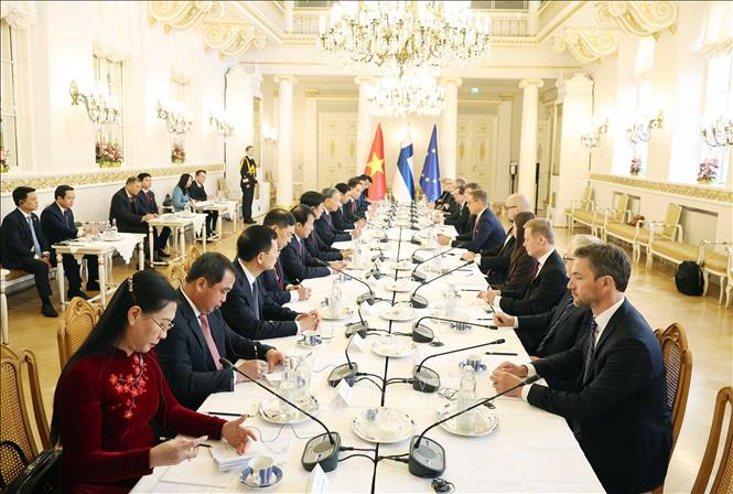 Tổng Bí thư Tô Lâm hội đàm với Tổng thống Phần Lan Alexander Stubb